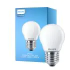 Philips Corepro LED Lustre E27 Kogel Mat 2.2W 250lm - 827 Zeer Warm Wit | Vervangt 25W