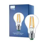 Philips Master Ultra Efficient LED E27 Peer Filament Helder 4W 840lm - 827 Zeer Warm Wit | Dimbaar - Vervangt 60W