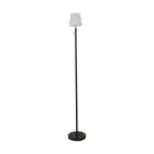 Eglo Vloerlamp Montapalma-L Staal Zwart 2W 190lm - 830 Warm Wit | IP54 - Dimbaar - USB-C